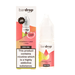 Strawberry Pear Lime Nic Salt E-liquid by Bar Drop