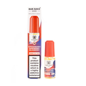 Strawberry Raspberry Blueberry Nic Salt E-Liquid by Bar Juice 5000