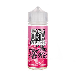 Strawberry Raspberry Cherry 100ml Shortfill by Double Drip