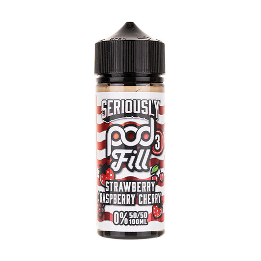 Strawberry Raspberry Cherry 100ml (50/50) Shortfill by Seriously Pod Fill 3