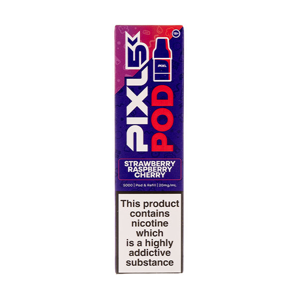 Pixl Strawberry Raspberry Cherry 5K Prefilled Pod + Refill by Pixl — image 1 of 1