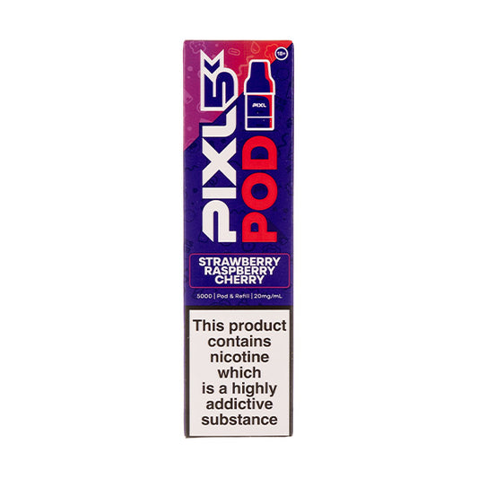 Strawberry Raspberry Cherry 5K Prefilled Pod + Refill by Pixl