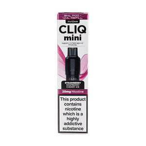 Strawberry Raspberry Cherry Ice Cliq Mini Prefilled Pod + Refill by Avomi