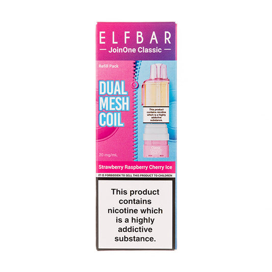 Strawberry Raspberry Cherry Ice JoinOne Classic Prefilled Pod + Refill by Elf Bar