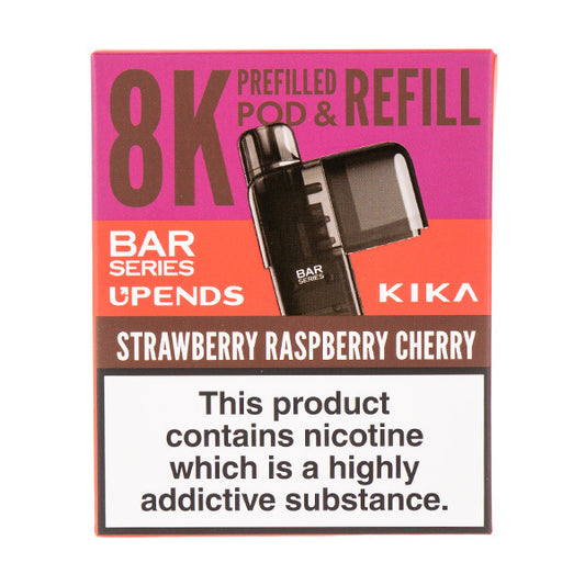 Strawberry Raspberry Cherry Kika Prefilled Pod + Refill by Bar Series