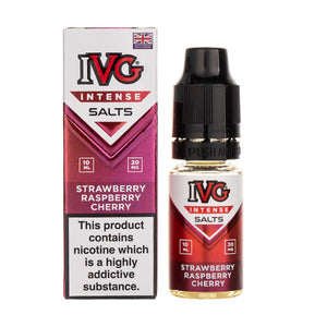 Strawberry Raspberry Cherry Nic Salt E-Liquid by IVG Intense Salts