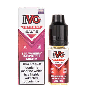 Strawberry Raspberry Cherry Nic Salt E-Liquid by IVG Intense Salts