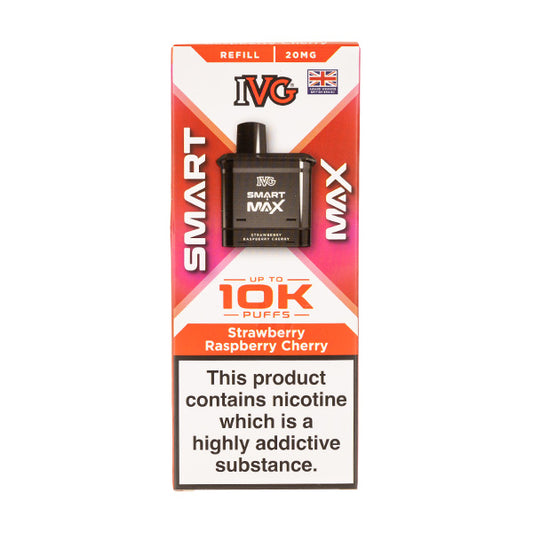 Strawberry Raspberry Cherry Smart Max Prefilled Pod + Refill by IVG