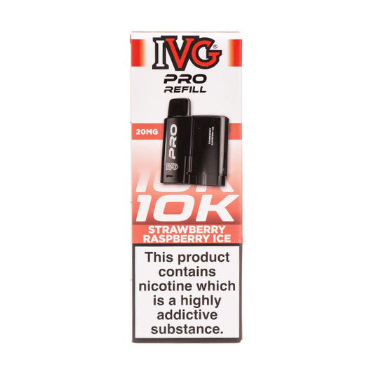 Strawberry Raspberry Ice Pro 12 Prefilled Pod + Refill by IVG