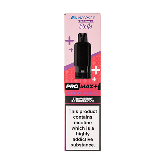 Strawberry Raspberry Ice Pro Max Prefilled Pod + Refill by Hayati