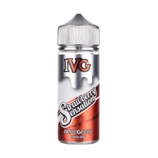 IVG 100ml Shortfill E-liquid - Strawberry Sensation