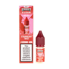 Strawberry Twist Nic Salt E-Liquid by Seriously Clear