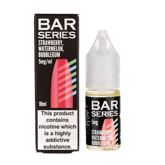 Strawberry Watermelon Bubblegum Nic Salt E-Liquid by Bar Series