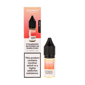 Strawberry Watermelon Bubblegum Nic Salt E-liquid by Nicorefill