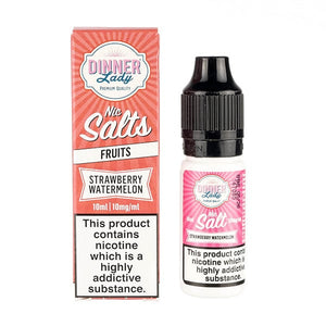 Dinner Lady Nic Salt E-Liquid - Strawberry Watermelon
