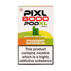 Strawberry Watermelon Pixl 8000 Prefilled Pod + Refill by Pixl