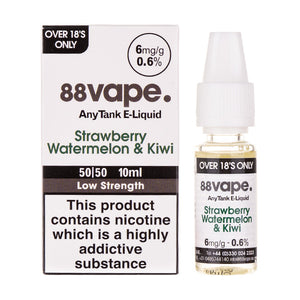 Strawberry Watermelon & Kiwi 50/50 E-Liquid by 88Vape