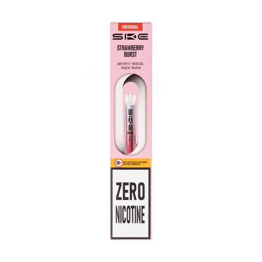 SKE Crystal Bar 600 Zero Nicotine Prefilled Pod Kit - Strawberry Burst