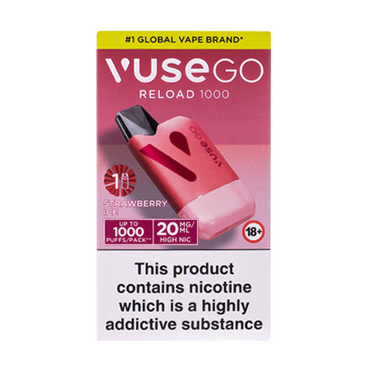 Vuse Go Flashing Red Go Reload 1000 Pod Kit by Vuse - Closed Pod Kits Vuse Go Flashing Red Go Reload 1000 Pod Kit by Vuse - Closed Pod Kits