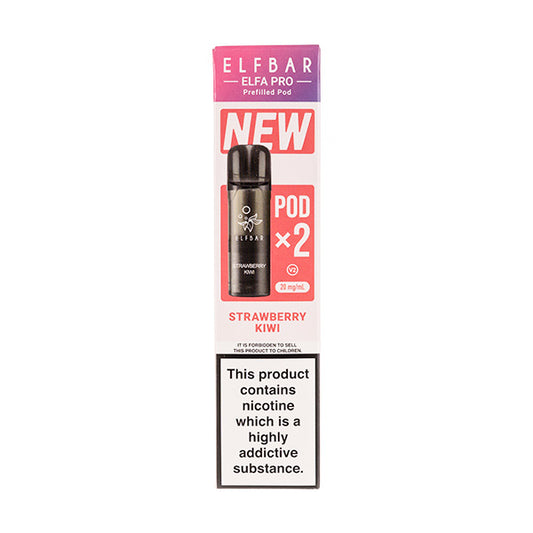 Strawberry Kiwi Elfa Pro V2 Prefilled Pods by Elf Bar