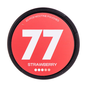 Strawberry Nicotine Pouches by 77 - 16mg