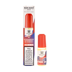 Strawberry Raspberry Blueberry Nic Salt E-Liquid by Bar Juice 5000