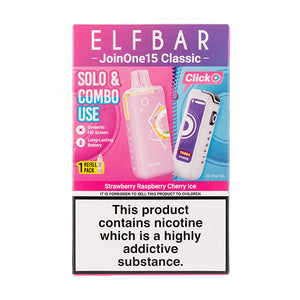 Elf Bar JoinOne15 Prefilled Pod Kit - Strawberry Raspberry Cherry Ice