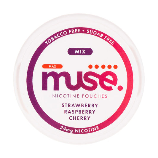 Strawberry Raspberry Nicotine Pouches by Muse