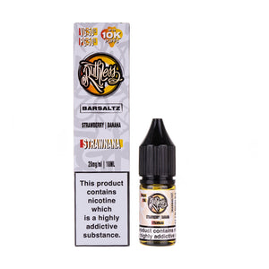 Strawnana Nic Salt E-Liquid by Ruthless Bar Saltz
