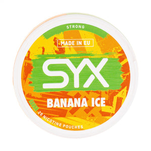 Banana Ice Nicotine Pouches by SYX - Strong