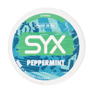 Peppermint Nicotine Pouches by SYX - Strong