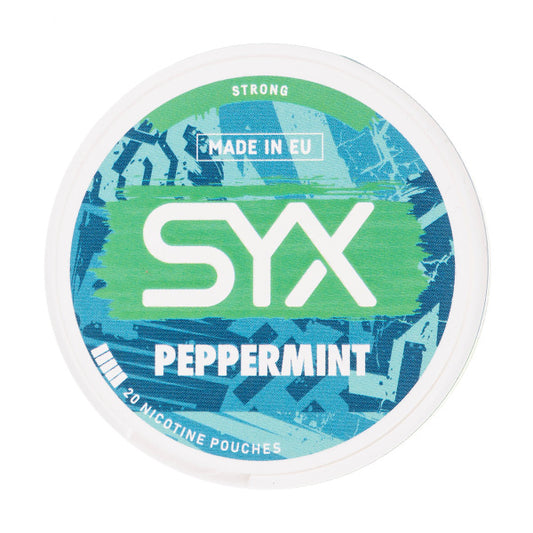 Peppermint Nicotine Pouches by SYX - Strong