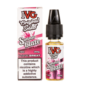 Summer Blaze Nic Salt E-Liquid by IVG Original Salts