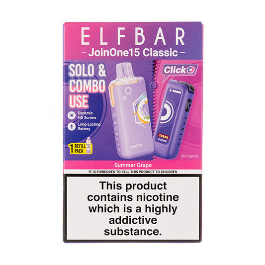 Elf Bar JoinOne15 Prefilled Pod Kit - Summer Grape