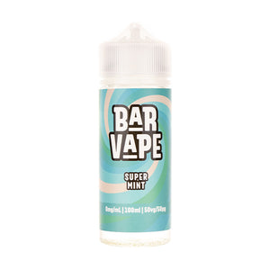 Super Mint 100ml (50/50) Shortfill E-Liquid by Bar Vape