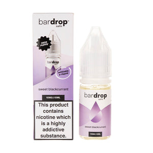 Sweet Blackcurrant Nic Salt E-Liquid by Bar Drop