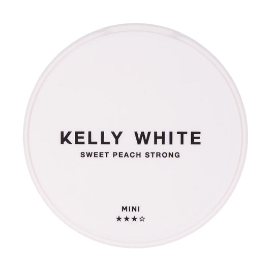 Sweet Peach Strong Nicotine Pouches by Kelly White
