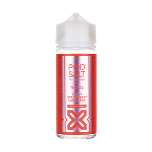 Sweet Strawberry Lemonade 100ml Shortfill E-Liquid by Pod Salt Nexus