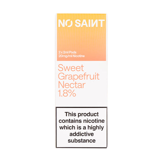 Sweet Grapefruit Nectar Prefilled Pods by No Saint