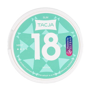 Mint Nicotine Pouches by Tacja 9mg per pouch strength