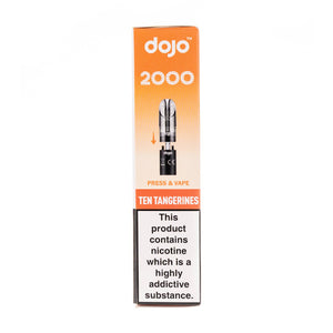 Ten Tangerines Dojo Blast 2000 Go Prefilled Pod + Refill by Vaporesso