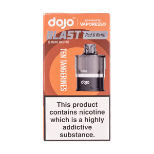Ten Tangerines Dojo Blast 6000 Prefilled Pod + Refill by Vaporesso