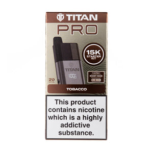 Titan Pro 15K Prefilled Pod Kit - Tobacco