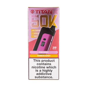 Titan X 50K Prefilled Pod Kit - Burst Collection 