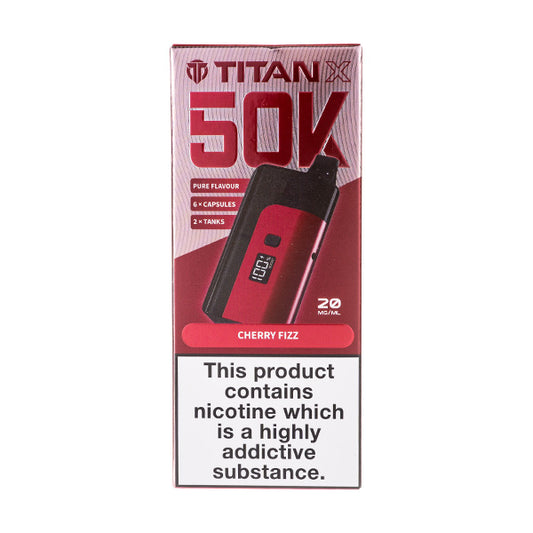 Titan X 50K Prefilled Pod Kit - Cherry Fizz