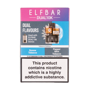 Tobacco Edition Dual 10k Refill Pack by Elf Bar