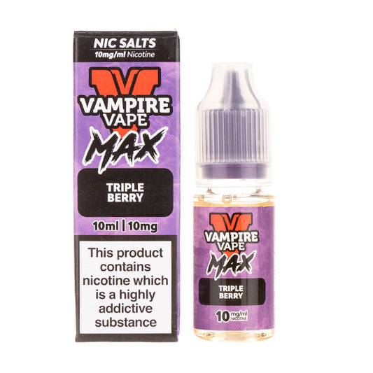 Triple Berry Nic Salt E-Liquid by Vampire Vape Max - 10mg