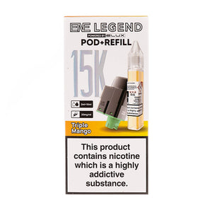 Triple Mango ENE Legend 15K Prefilled Pod + Refill by Elux