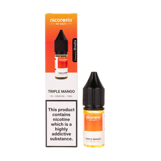 Triple Mango Nic Salt E-liquid by Nicorefill