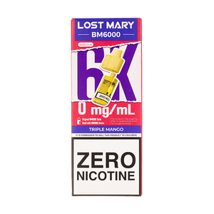 Triple Mango BM6000 Prefilled Pod + Refill by Lost Mary